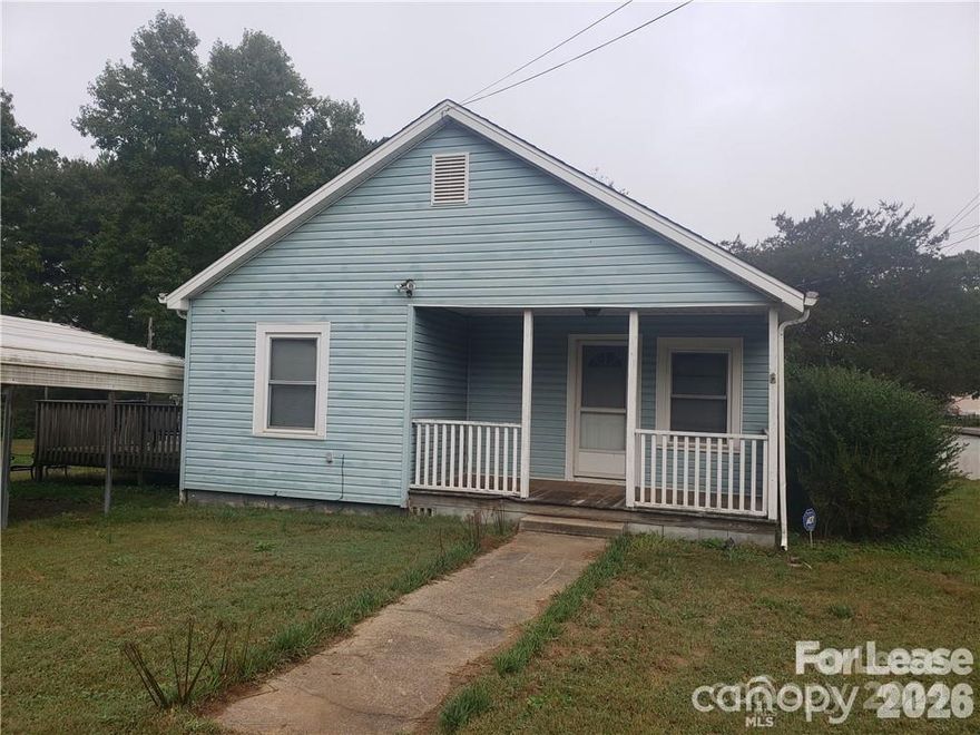 Cute 2-bedroom home with 1 bath.  Large deck and covered front porch.