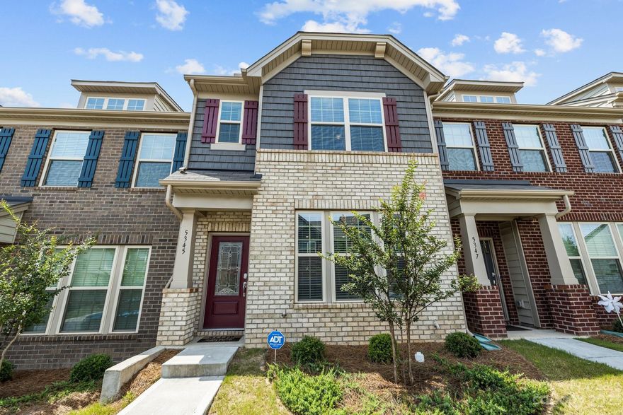 Like new, immaculately kept 3bedrooms 2.5bathrooms townhome with the primary ensuite on the main level located in Indian Land SC, just outside of the Ballantyne area. This home comes equipped with a deluxe bathroom with separate tub and shower in the primary suite. This feature is becoming more of a luxury because most builders are going away from building a primary bath w/a separate tub and shower. The Jordan floorplan also offers an open floor plan which provides great flow, perfect for entertaining friends and family. The loft on the 2nd floor could be used as an office, game/media area, play area etc...get creative, make it what you want! Both secondary bedrooms on the 2nd floor come with a WIC. Though this is an interior unit, it provides a lot of natural light. Very close proximity to shopping, dining and so much more.  Come by and fall in love this fantastic property!