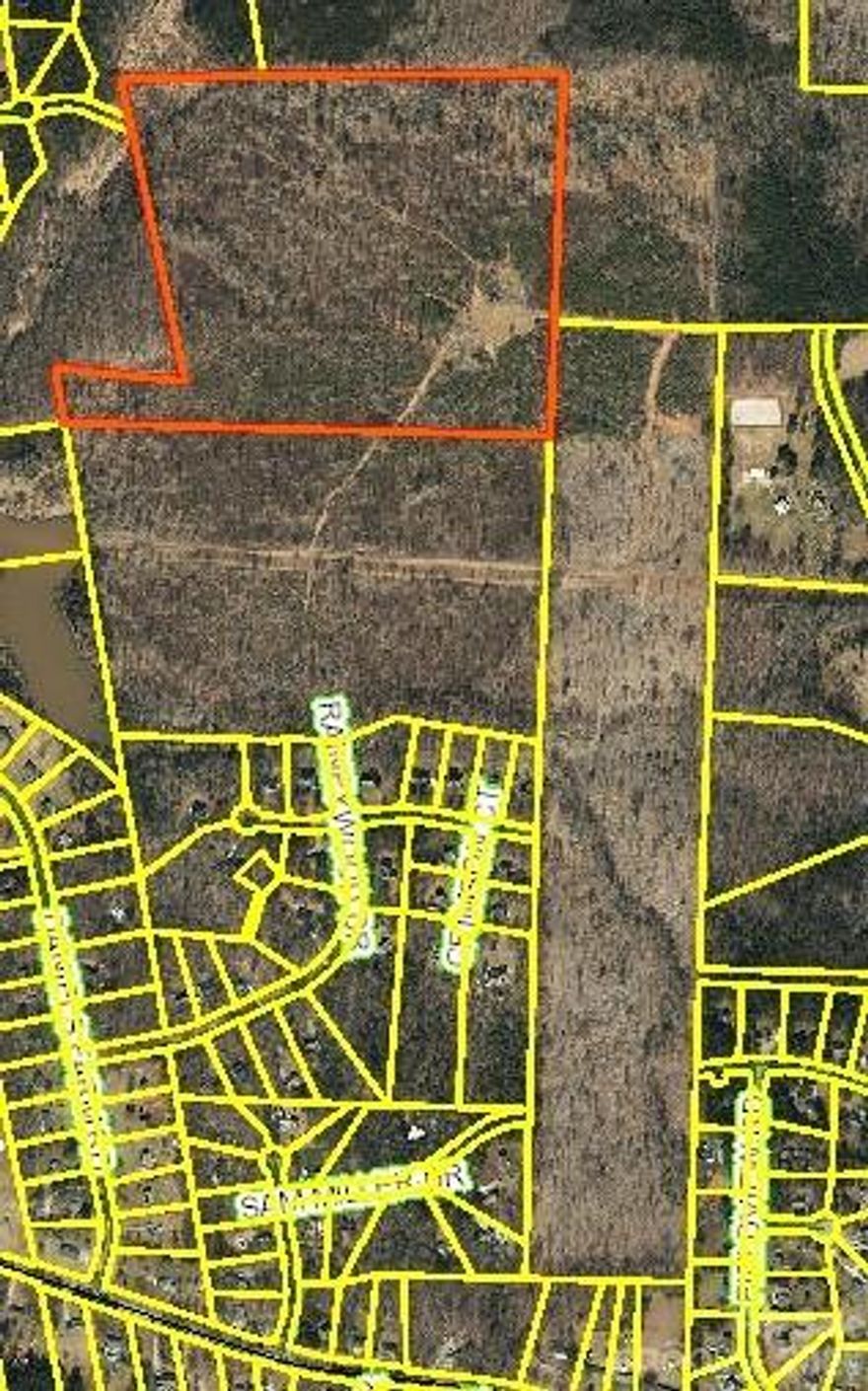 Mostly flat land with a few creeks and streams.  Determined to be small amount of flood zone in the uppermost parcel, NW corner.  Wooded but mostly pine saplings.  Four public access points, roads which terminate at various points in the assemblage.  County zoning prescribes single family homes with space for septic fields.

Parcels are available to buy individually or in combination at the following prices:
NW parcel (9836-52-1316) - 68.8 acres - $2,408,000
SW parcel (9836-50-4275) - 46.91 acres - $1,876,400
Eastern parcel (9836-60-4380) - 48.67 acres - $1,606,110

Parcels may possibly be subdivided to no less than 25 acres, at a premium.