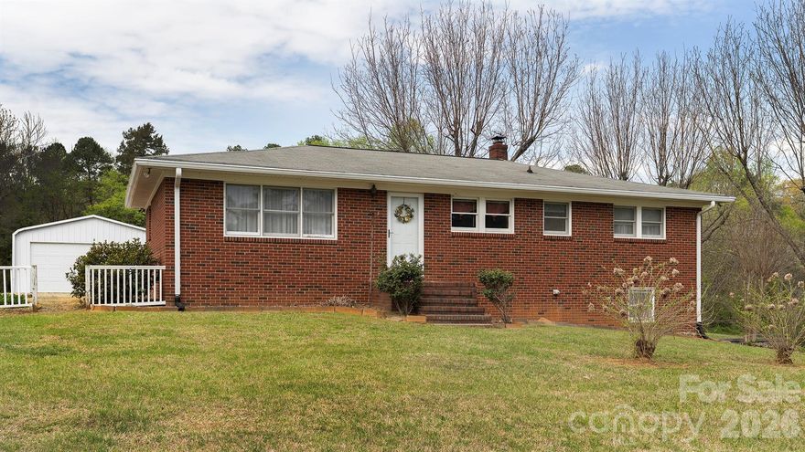 Charming 3-bedroom, 1.5-bath brick home nestled on a spacious 2.5-acre lot in desirable Mt. Pleasant. This property offers a comfortable and functional layout featuring a large kitchen, a cozy den, and a separate living room—perfect for both everyday living and entertaining. The home also includes a convenient Jack and Jill bathroom connecting two of the bedrooms. Enjoy peaceful views from the sunroom located at the back of the home, an ideal spot for relaxing year-round. With plenty of outdoor space and classic appeal, this property offers a wonderful blend of comfort and country living.  Basement is partially finished.  There is one vent connected to duct work that conditions the partially finished space, but no additional vents in the rooms.