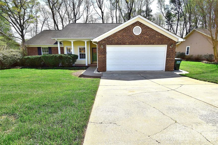 Welcome home to this beautifully updated ranch-style residence tucked away on a quiet cul-de-sac in desirable Mint Hill. This move-in ready home offers modern upgrades, functional living space, and low-maintenance convenience.
Step inside to find fresh interior paint and stylish luxury vinyl plank flooring throughout, complemented by granite countertops, a brand-new range and range hood, and updated bathrooms that give the home a clean, contemporary feel. The front lawn maintenance is taken care of with the monthly rent. Tenant is responsible for the fenced in portion of the backyard, which can also be taken care of for an extra charge.
Enjoy relaxing mornings or evenings on the screened-in back porch overlooking a fully fenced backyard, perfect for entertaining, pets, or simply unwinding in privacy. The attached 2-car garage provides ample storage and convenience. It also has a sink in the garage with an extra storage closet. 
Ideally situated near parks, major highways, shopping, and dining, offering an easy commute while still enjoying the charm and tranquility of Mint Hill living. Schedule your showing today to see what this beautiful home has to offer!