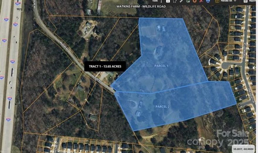 Rare, large-tract development opportunity within the Charlotte city limits with water/sewer and N1-B zoning. This 13.65 acre tract along with 2 adjacent tracts (MLS #4282840 & #4282363) can be combined for a total of approx. 36 acres. See attached flood map and adjacent to the Mecklenburg Wildlife Club. 2 parcels included in this sale- #055-22-120 & #055-22-103 which will not be sold separately. There are 2 homes and several outbuildings being sold as-is.