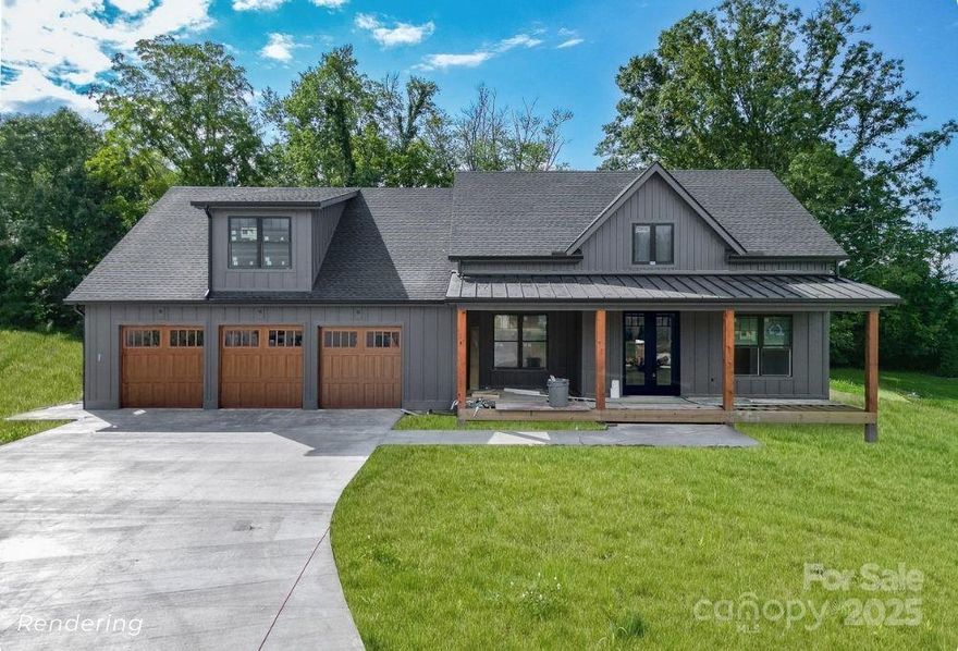 The Reserves at Roper Farm is a gated community that offers unrivaled Mills River views, luxury finishes, large lots, community pavilion, fire pit, dog park, & walking trails. One of just 3 homes left, "The Amber" boasts rich wood flooring, 10' ceilings & 8’ doors throughout the main floor, gourmet kitchen w/ stunning countertops, ZLine luxury appliances, 48” gas range, pot filler, beverage fridge, & 42” soft close cabinets. The open concept draws you to the living room w/ stone gas fireplaces & soaring beams w/ shiplap ceiling. Primary suite offers an en suite bathroom, soaking tub, spa-like tile shower, & oversized walk-in closet. Enjoy peaceful WNC outdoors on the screened tongue & groove composite deck w/ stone fireplace. Generac whole home generator, Anderson windows/doors & tankless recirculating water heaters are a small part of high quality construction & finishes raising the bar for these stunning homes. Close to shopping, dining, breweries, hiking, biking, healthcare & more!