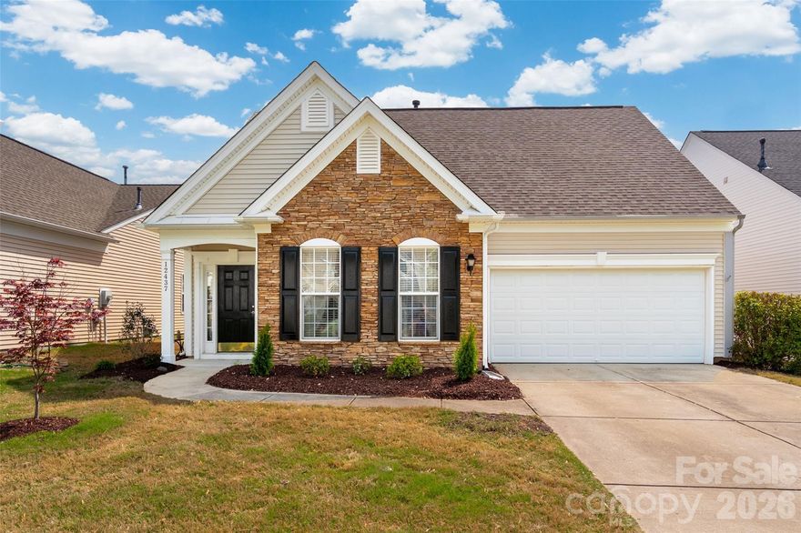 This move-in ready, one-owner home in Ballantyne’s popular Auburn Place is the perfect find! The bright, two-story living room opens into the kitchen and dining area, making the whole space feel airy and perfect for hosting. Ideal for multigenerational living, all three bedrooms come with their own private, ensuite full bath with a primary suite and guest room on the main floor and a third suite upstairs.

The sellers have made significant recent updates including fresh paint (2026), new HVAC ductwork and a 50 gallon water heater (2025), new HVAC system (2023), and updated flooring and kitchen counters (2021). Outside, you can relax on the covered back porch or the expanded patio in your flat, fully-fenced backyard.

Living here is low-maintenance! The low, quarterly HOA fee covers landscaping including mowing and edging, lawn & weed treatment, fall cleanup plus landscaping & plantings in common areas. Auburn Place is just minutes away from the Ballantyne Bowl, Blakeney Shopping Center, shopping, dining, and I-485, all while being zoned for top-rated schools!