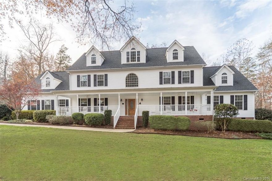 Looking for privacy & no HOA in an award-winning school district? Come see this immaculate home in quiet setting on over 3 acres. Kitchen has granite, stainless apps, tile backsplash. Large family room /gas fireplace and built-ins. Main floor Owner's Suite offers large walk-in shower and whirlpool tub. Spacious secondary bedrooms. Enormous attic space w/fixed stairs that could be finished if desired. Fiberglass salt water pool and paver patio. Property is fenced. Clover Schools, low SC taxes.