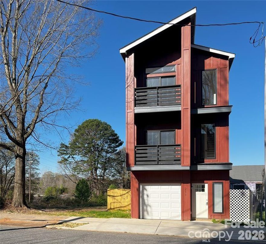 Location!Location!Location! Welcome to this recently built, modern 4 bed, 4.5 bath, 3-story home, ready to become your dream that is located within walking distance of Fuse District and Downtown Gastonia. It's near the corner of Franklin Blvd with quick access to 85 and local shops and restaurants!  Modern open kitchen with granite and stainless steel appliances connects to a great entertainment space/family room. Spacious deck for grilling and a great fenced backyard for entertaining. This is a great family home, but also a perfect set up for roommates since every bedroom has its own full bath or multi generational living. It's also an excellent investment opportunity for landlords, or an entrepreneur looking for work/living space with its close proximity to the Gastonia central business district.It is currently rented month to month