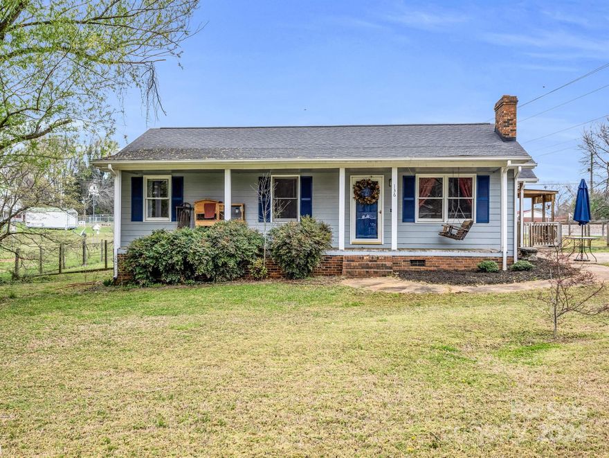Check out this adorable home located in the heart of Ellenboro. This 3 bedroom, 1 bath bungalow would be the perfect starter home or investment! The front porch includes a swing, making it a great spot for relaxing in the evenings. The storage shed in the back could be used for storing a lawnmower or tools. There is also an additional storage room at the back of the home.  The covered back porch and backyard is fenced in, with a firepit for roasting marshmallows or just sitting by the fire with friends. Located an hour from Charlotte or Asheville, 20 minutes to Shelby or Rutherfordton, this home is priced to sell!! Schedule a showing today!