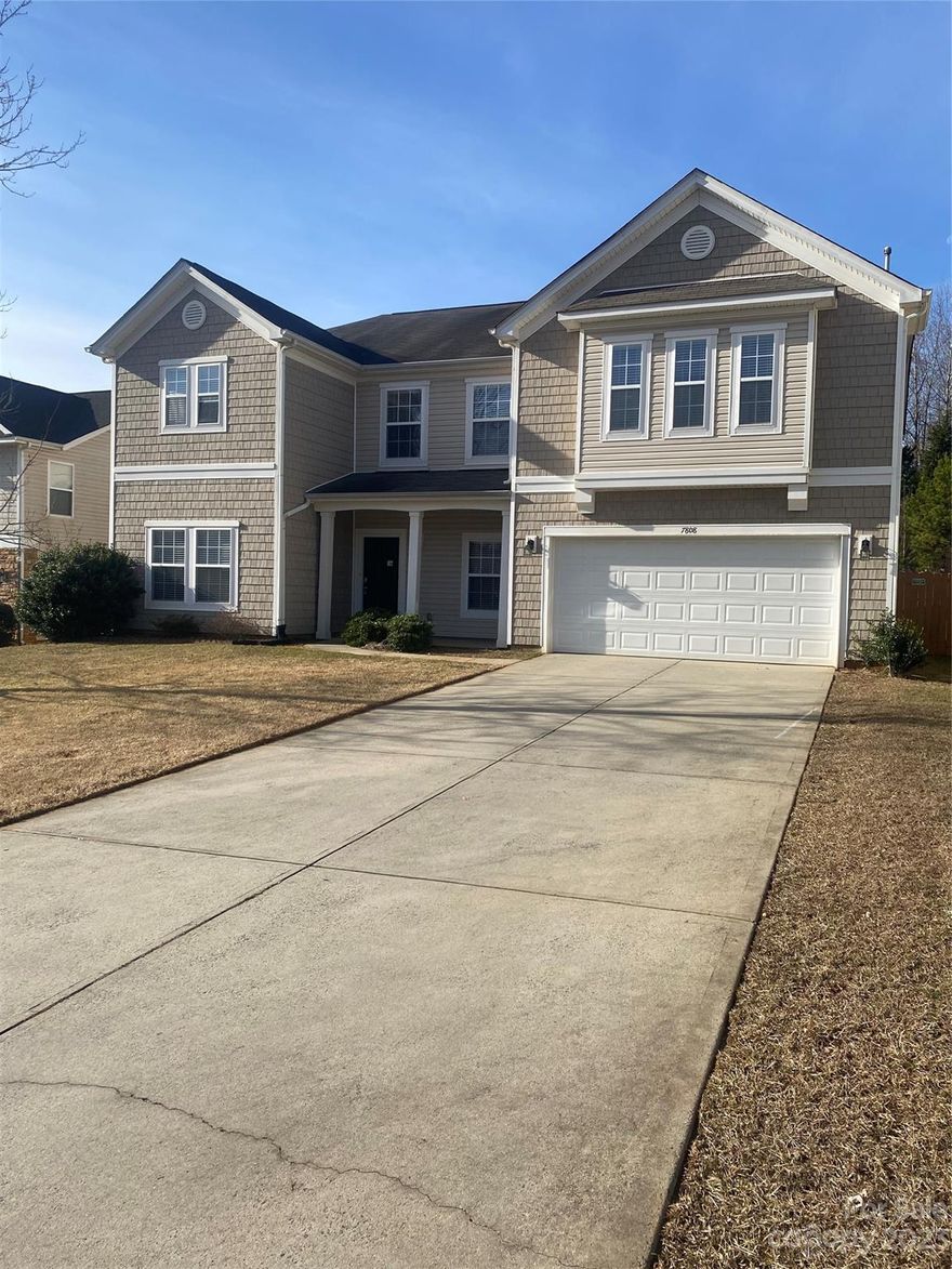 Extremely spacious 4 bedroom, 3 full bath home for sale in Versage. Huge eat-in-kitchen with massive island, master bath has separate bathtub and shower and double vanity plus a huge walk in closet. Enjoy the large, fenced in back yard with lots of privacy. This house is a MUST see! All four bedrooms are upstairs along with a large loft.