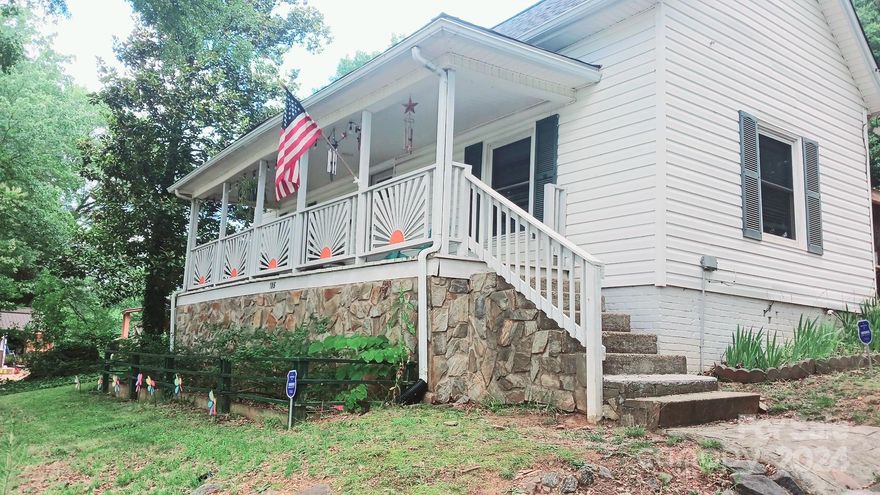 This beautiful 1918 home that boasts a modern feel has so much to offer. if you are someone who likes to adventure the town and/or take your bike out for a scenic ride then this home may be just for you. The home sits just walking distance from downtown Spindale and the popular Rail Trail. At the front and the rear of the home you will find Blueberry bushes that are already producing! The entire back yard is fenced in and has some unique features. If your an animal lover you will love the fact that the home is equipped with a pet door leading into a completely screened in back porch. On this back porch there are above ground animal tunnels leading to the back yard for safety and convenience. Not to mention the relaxing front porch where you can sit and watch the open view of sunrises or sunsets!