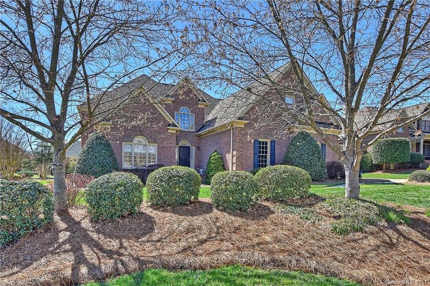 Custom design-build 2sty Brick. First Flr handicap accessible w/In-Law Suite. Open Plan. Hardwoods/down, crown moldings, 9' ceilings up/down. NEW 2014 & 2016 HVAC w/Special Filtration Medium & Humidifier; 2010 GasHTWHR; 2013 DW; 2017 some in/out ptg/prwash, & more. Custom features thruout. Formal LR/DR, cheery eat-in KT, BonusRm w/attached FlexRm could possibly be made a Media Rm. Pull-down attic strg & 4 walk-out areas. Deck Sold As Is. Near Cannon School, Concord Mills, 2 Hospitals, Dining.