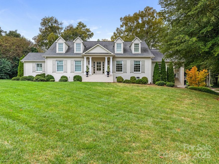 Old Foxcroft Stunner!! Perfectly situated on a .65 acre corner lot, this impeccably updated and maintained Cape Cod is ready for it's new owner.  Foyer leads to large formal dining room with designer wallpaper.  Kitchen with quartzite countertops, large island, 6 burner Thermador gas range, built in fridge, dishwasher and microwave, walk in pantry, large storage closet (room for 2nd fridge) which opens to family room with speakers and gas ball fireplace and covered outdoor bluestone patio. Side entry to drop zone with lockers. Laundry room with ample cabinetry and work space. Primary on main with walk in closet and dual marble vanity ensuite. Second level features two bedrooms, 2 full baths and a bonus room.  Attached two car garage offers great storage and circular drive provides additional parking. Expansion potential over the garage is plumbed and wired and could be finished for another 530 sf. Drip lines for plantings around the house.