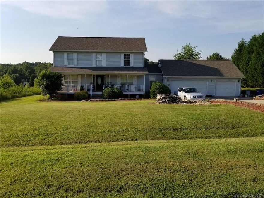 Lovely subdivision with no HOA. Wonderful area with the most beautiful sunsets! Rocking chair front porch and nice deck overlooking the large backyard. Green area directly behind the home provides extra privacy. Three car garage or two cars and a workshop!

A lot of square footage for the price and so much potential, makes this home one worth seeing.