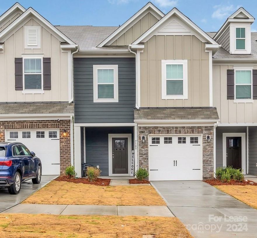 This beautiful 3 bed and 2.5 bath Townhome located in the Aberdeen Community located near the University Area and very Close to Concord Mills Mall, with tons of shopping, restaurants; Conveniently located near major transits including I 485 and I 85. With 3 bedrooms, 2.5 bathrooms and a patio, there is plenty of room. Main floor feature open-concept floor plan between the kitchen, dining area, and family room. The owner's suite is at the back of the home and features an en-suite owner's bath and a large walk-in closet., You'll find secondary bedrooms, the full secondary bath, and the conveniently placed laundry room on the second floor. The community will have a pool and clubhouse!