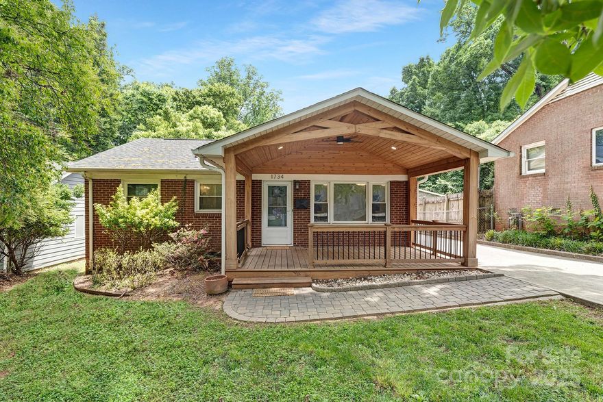 Welcome to 1734 Seifert Circle, a charming 3-bed, 2-bath home nestled in the heart of Oakhurst—one of Charlotte’s fastest-growing neighborhoods. Surrounded by million-dollar new construction, this home retains its original character while offering modern flexibility. Enjoy peaceful mornings on the covered front porch or unwind in the deep backyard—ideal for entertaining or laid-back weekends. Inside, discover a unique spiral staircase leading to a cozy media/bonus room complete with a wood-burning fireplace and private backyard access. This lower-level space is perfect for movie nights, a creative studio, or a home office retreat. Whether you're drawn to the charm, the prime location, or the potential, this home is a true gem in a thriving community. Don't miss your chance to be part of Oakhurst's exciting future!