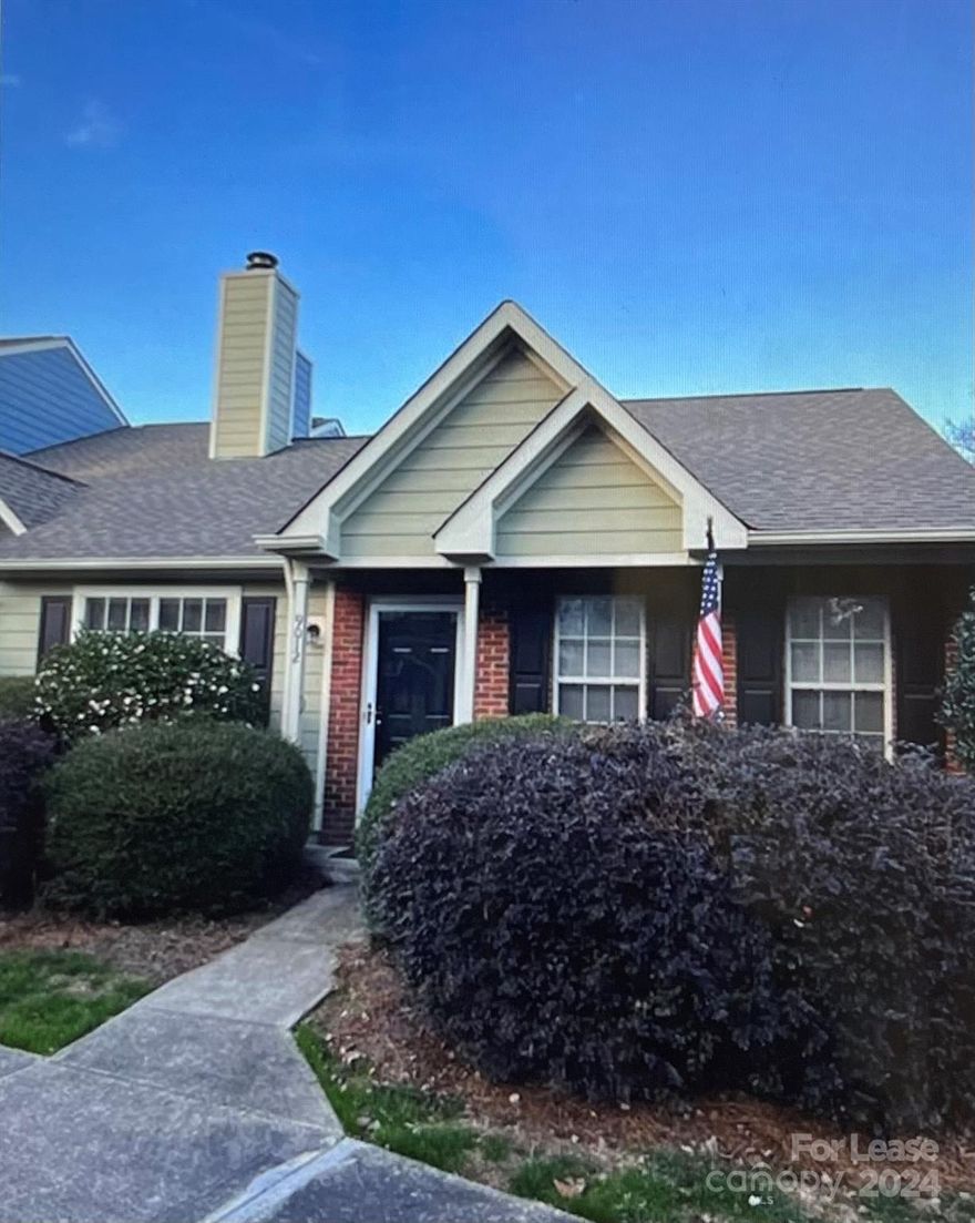 Great rental opportunity in Raintree. Charming one story end unit overlooking the pond. Two bedrooms, two bathrooms. nice size eat in kitchen. Great location, close to shopping, restaurants and top-rated schools.