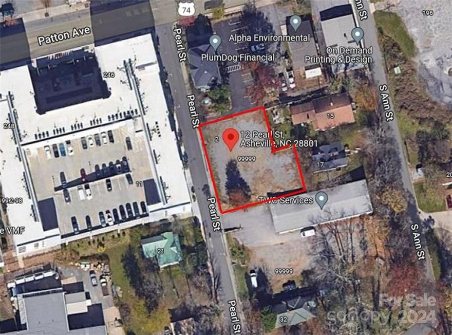 CBD in NW side of Downtown.   . This vacant commercial lot is located in the heart of downtown Asheville, NC. With a prime location at 28801, this lot offers endless possibilities for any business looking to establish a presence in this vibrant and growing community or residential development opportunities.  The lot is surrounded by a variety of shops, restaurants, and other local businesses, making it  an ideal spot for a new Residential development opportunities.   Whether you're looking to open a retail store, a restaurant, or any other type of commercial endeavor this lot is a prime location, with easy access to major roads and public transportation, this lot is easily accessible to customers and employees alike. Don't miss this opportunity to be a part of the thriving downtown Asheville  community! Property is also available for long term lease .