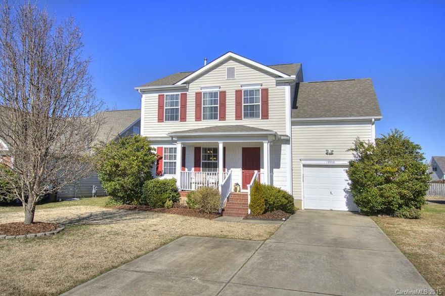 Ready to move right in!  The front porch will welcome you to this neutral, bright & low maintenance home with new HVAC (2013) & roof less than 5 years old. Open floor plan perfect for entertaining. Cooking will be a breeze in the open kitchen w/island, peninsula & plenty of counter space. Vaulted master suite plus 2 BR & bonus room. Enjoy the flat backyard complete w/fenced yard, deck and patio. Playset, washer/dryer & refrigerator to remain. Welcome home!