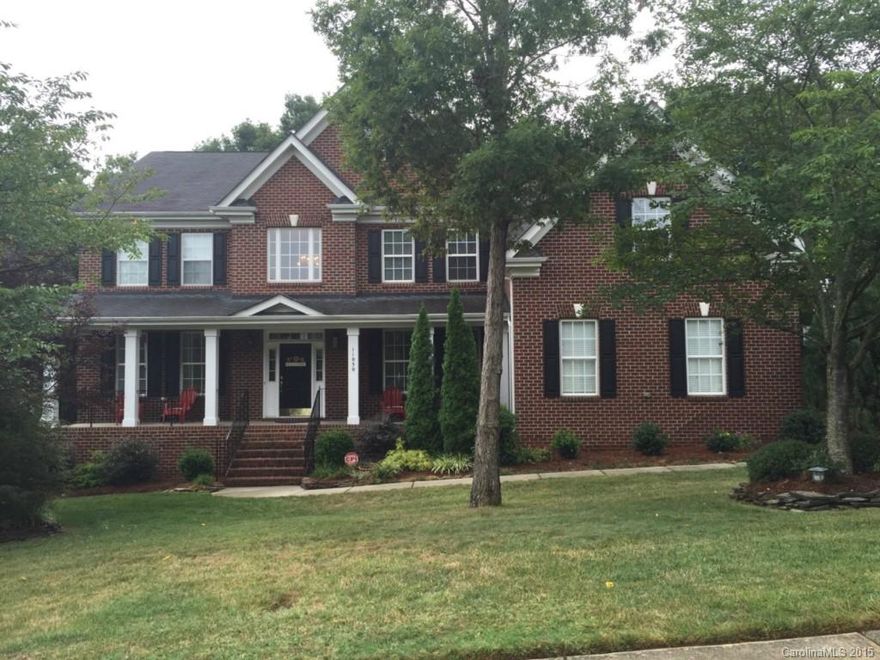 BELOW APPRAISED VALUE.  Room for everyone in this loaded 3 story home in the highly renowned Olde Sycamore golf community.  Enjoy morning coffee and evening wine on your brand new deck overlooking a stunning back yard and the 16th green.  Large master bedroom includes an elegant bathroom suite and a separate sitting room.  Open floor plan includes 2 story family room with fireplace which opens to bright kitchen.  An elegant dual staircase leads to a dramatic view.  Granite kitchen counters.