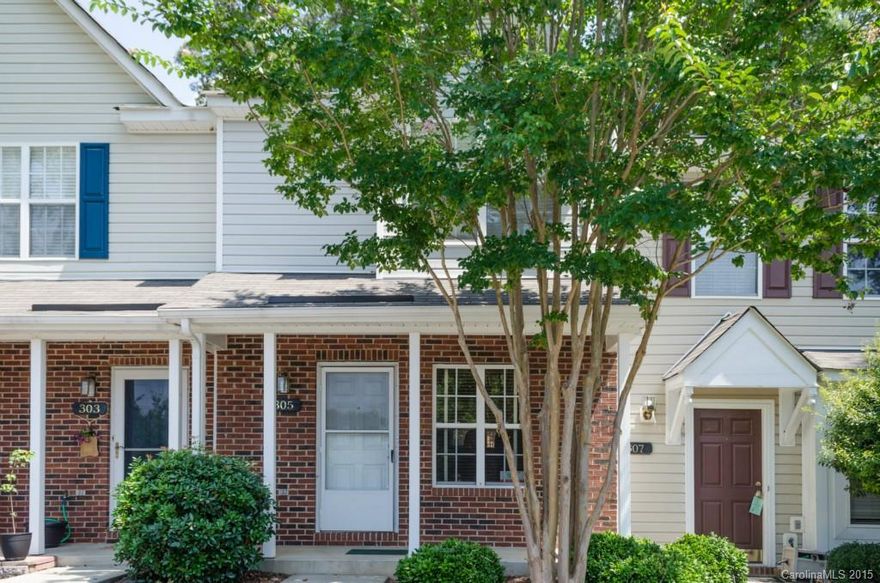 Great 2 Bedroom Town-home freshly painted and ready for your buyers! Super location, close to I-77 and Rock Hill River Walk Subdivision! Nice Open Floor-plan allows for easy entertaining with Friends! Great Room/Dining Room Combination! Upstairs both Bedrooms have their own Private Bath! Also, great for Roommate's!  Back-patio opens up to wooded area, nice and private! Community Pool for the hot summer days! 100% Financing Available through USDA!  Come check this one out!! Will not last long!