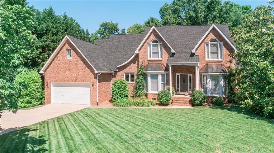 Welcome home to 3416 Blue Jay Pass, established Quail Ridge. Home features an inviting, open floor plan with Living, Dining and Family Room. Kitchen recently updated. Wood floors thru most of downstairs. 4beds plus a private Sitting Room upstairs could double as Office/Excercise/Craft Room. Dual screened porches overlook a level, private rear yard. Enjoy a sunning deck off Master Bedroom. Gable roofs and bay windows compliment an attractive three-quarters brick finish on this wonderful home.