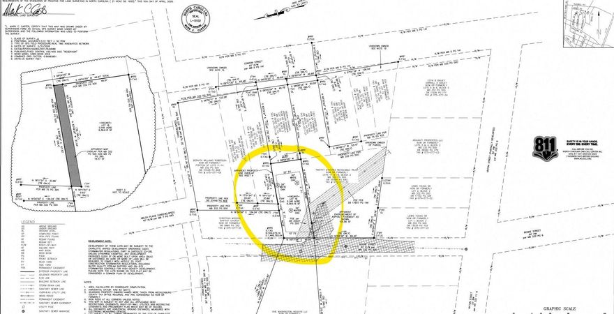 SURVEY IS AVAILABLE IN THE DOCUMENTS/ATTACHMENTS SECTION OF MLS. Rare opportunity to secure a shovel-ready parcel minutes from Uptown Charlotte. Situated in between Lincoln Heights and Washington Heights just 3 miles from the heart of Downtown, this lot is perfectly positioned to capitalize on a growing and desirable market.