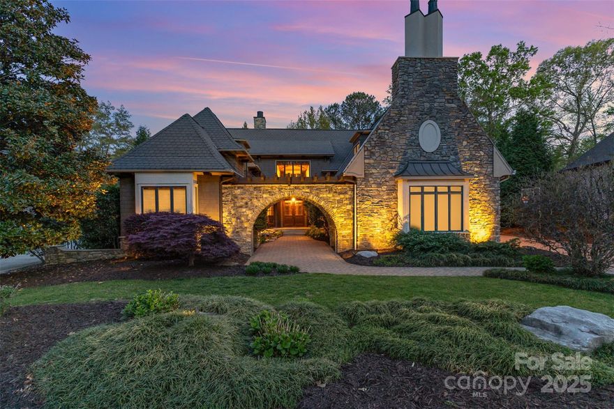 Luxurious living with custom craftsmanship, this home creates an unparalleled experience in one of the most desirable locations in the Springfield community. Perfect for those who appreciate sophisticated design, superior amenities, and an extraordinary lifestyle. This estate offers 225ft of pristine golf course frontage. Private loggia is perfect for outdoor living and entertaining, cantilevered wood ceiling, fieldstone fireplace flanked by lush 50ft cryptomeria trees. Enjoy the front courtyard entrance, which features dual stone arches and a tranquil Koi pond. Upon entry the 23ft high wine Barrel mahogany ceiling and distressed white oak flooring are breathtaking! Primary on main features heated floors in bath, wet bar, and giant walk-in closet! 3-King suites and 1-Queen suite. Surround sound, beverage center, wet bar and ice maker in Theatre room! Gourmet Chef's kitchen, Thermadore Oven and refrigerator. Gas Fireplaces in great and family room! Here's your chance to own this charmer