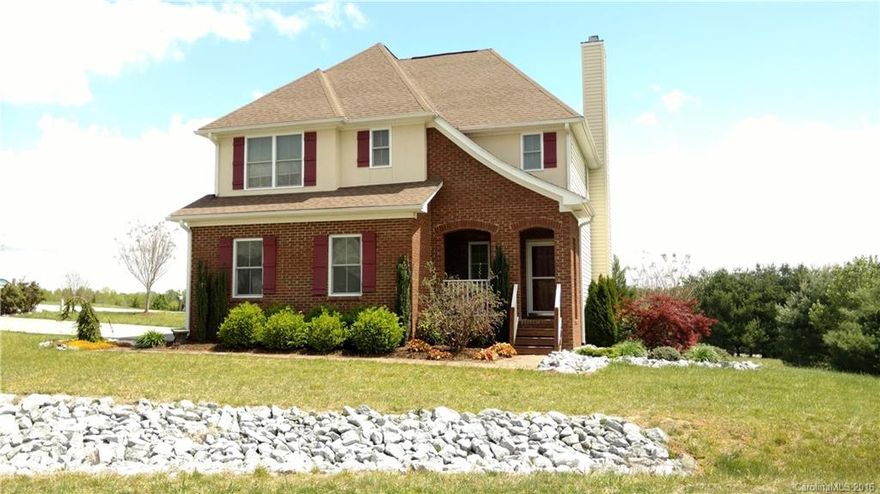 Wonderfully situated on cul-de-sac in a small subdivision. Cozy up by the wood burning fireplace in the living room. Dining area flows into kitchen for an open feel. Dining room doors lead to a 12X20 deck, overlooking a beautiful patio and fire pit where you can enjoy distant mountain views. Large Master bedroom with walk-in closet. Open landing upstairs, perfect for office, sitting, or play area. Tons of closet space throughout, including large pantry. This home is ready to move into and relax!