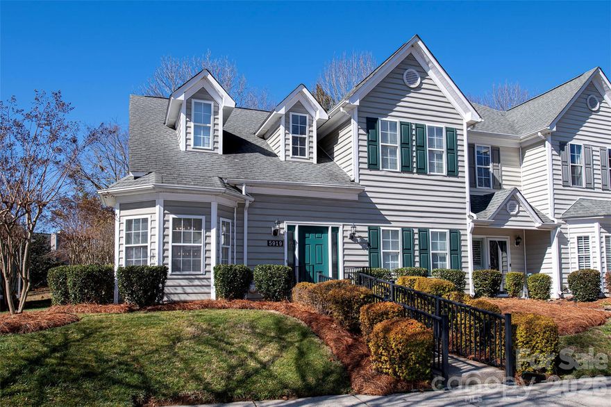 This is a charming four bedroom townhome in Bishops Ridge. With a large Primary Bedroom and Bath and Laundry Room on the main level, it would be perfect for one floor living This end unit has plenty of light and has been recently upgraded with quartz counter tops in kitchen and all bathrooms, new paint and new carpet. Too many upgrades to list. This unit has a private fenced in private patio area in the back. Bishops Ridge is a tree lined neighborhood that boasts fantastic amenities, including a clubhouse, Pool, Tennis Courts and is close to walking trails. This property is a rare find in this great and convenient location.
Fireplace sold as-is, never used.