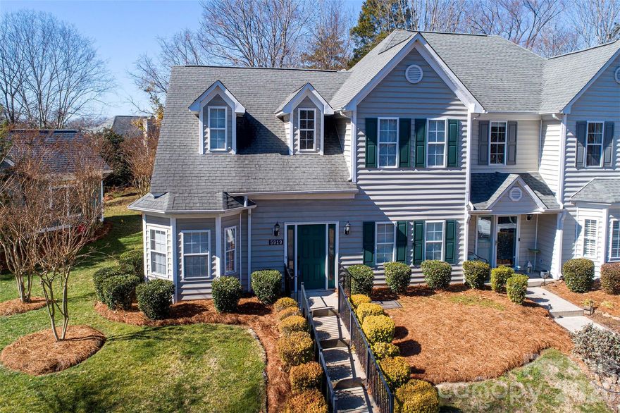 This is a charming four bedroom townhome in Bishops Ridge. With a large Primary Bedroom and Bath and Laundry Room on the main level, it would be perfect for one floor living This end unit has plenty of light and has been recently upgraded with quartz counter tops in kitchen and all bathrooms, new paint and new carpet. Too many upgrades to list. This unit has a private fenced in private patio area in the back. Bishops Ridge is a tree lined neighborhood that boasts fantastic amenities, including a clubhouse, Pool, Tennis Courts and is close to walking trails. This property is a rare find in this great and convenient location.
Fireplace sold as-is, never used.