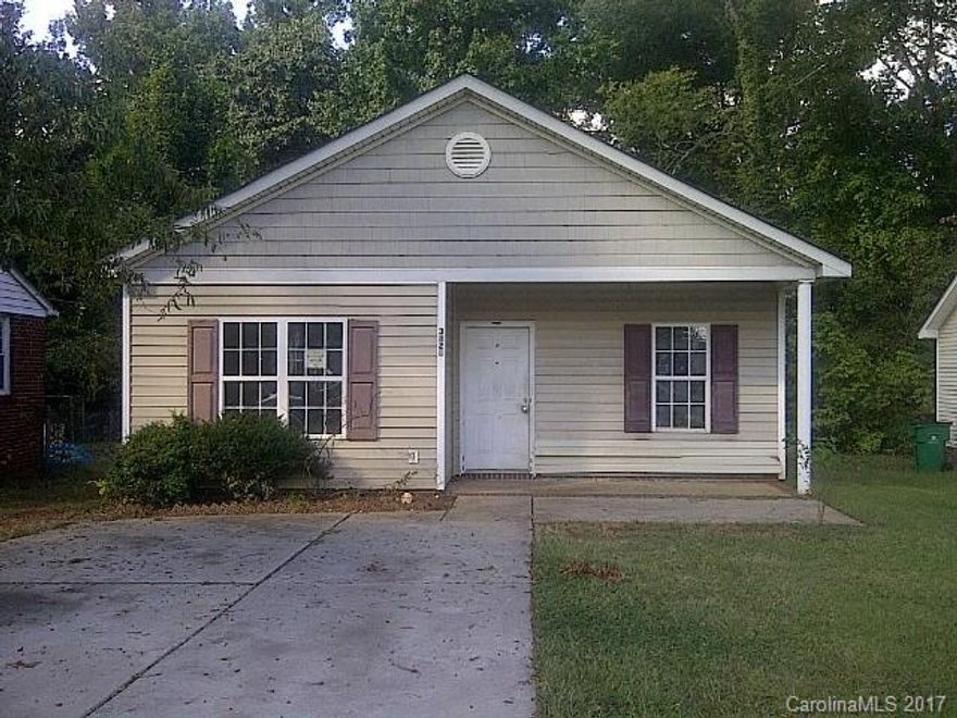 Charming ranch on a quiet street, extra storage in the back, large living room, dining room, kitchen with oak cabinets, large master suite with walk in closet with dual vanity!