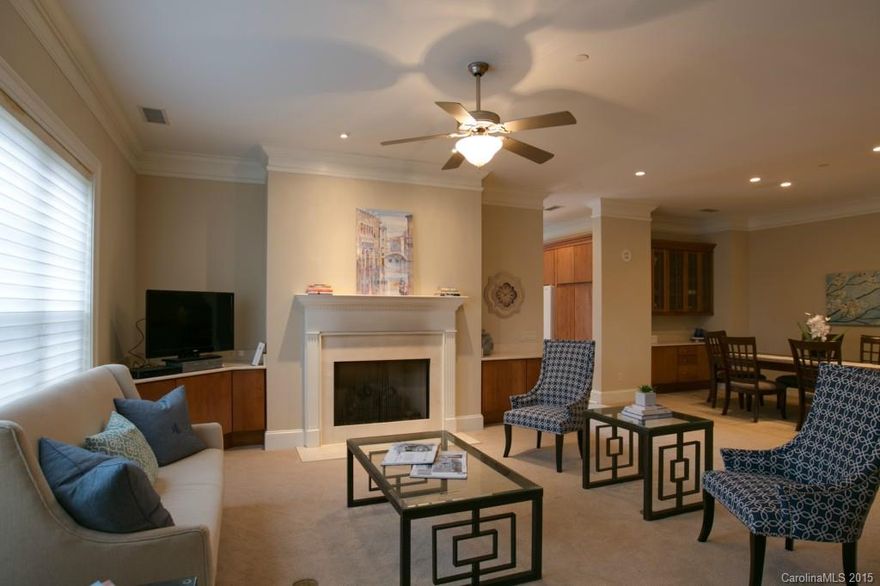 Motivated Seller!!  Amazing price for a fabulous end unit in Charlotte's most exclusive and luxurious complex, Rosewood! This unit is fully handicap accessible-it is a great opportunity for a buyer who has a need for this type of accommodation, but it could be easily remodeled to suit the needs of any buyer! Fantastic open floor plan with a spacious two bedroom, two and a half bath layout.  This unit has an abundance of natural light and a huge patio!