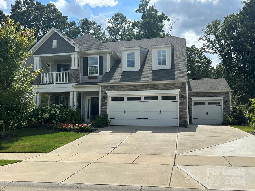 Welcome to Walnut Creek. Enjoy the many upgrades of this 3-story Cypress plan w/ three-car garage & private rear yard backing to a natural area. Features include a 3rd flr bdrm & full bath, walk-in attic w/extra storage space, covered rear porch, paver patio w/firepit & seating wall, 3-car garage, gas fireplace & ceiling fans. The designer kitchen features a stainless farmhouse sink, chimney hood, quartz countertops, white cabinets, and stainless appliances, including a gas cooktop & wall oven. Smart Home features are a doorbell camera, front door lock and thermostat with remote access & four zones of light controls. Enjoy the many amenities of this wonderful community resort-style pool w/ a splash area, clubhouse, workout facility, playgrounds, tennis courts, baseball & soccer fields, walking trails & community pond. The community is next to a 60-acre county park & linked to a regional network of connected trails.