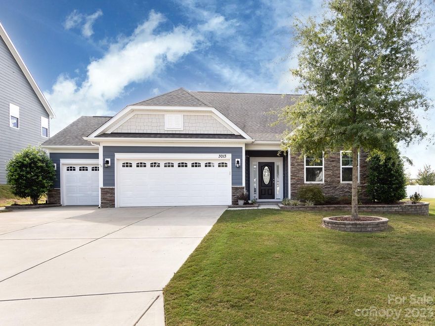 Move-in ready home in the amenity rich community of Walnut Creek! Fabulous open floor plan with the entire interior freshly painted along with tons of builder upgrades. Beautiful bright white kitchen w/ granite, tile backsplash, stainless appliances, walk-in pantry & huge island truly makes this the heart of the home and is open to great room with stacked stone FP. Enjoy the tile shower, dual sink granite counters, large soaking tub & upgraded walk-in closet in the primary suite. Your outdoor entertainment options include a screened porch as well as patio w/ fully fenced backyard, irrigation system & trees to enhance privacy. Plenty of extra storage in the laundry room complete with sink & cabinets as well as under the stairs closet & walk-in attic area. A huge loft/bonus can be used in so many ways! 3 car garage, tankless water heater, whole house filtration, generator and solar panels are some of the many upgrades. Stop looking and start unpacking today!