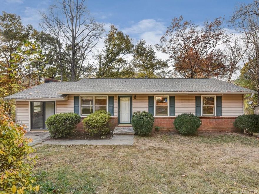 A solid, 3 bedroom home ready for a new homeowner or family!  Very convenient to West Asheville & downtown, only one mile up New Leicester Highway! Nice large master with its own half bath,  brand-new back deck, fresh paint, den with gas log fireplace and an office! Nice, newer appliances, roof recently replaced- move in ready! Sits on a nice gently-sloped quarter acre in a great neighborhood. Don't wait to see this one- it won't last long!