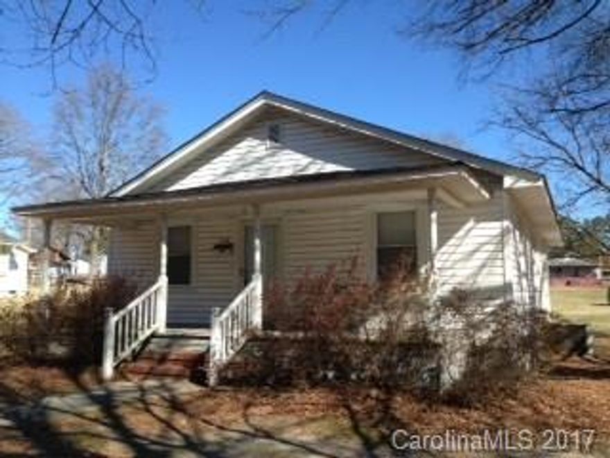 Good Investment property - 2 parcels #131249 (house) & #131248 (adjoining lot) House needs some inside work, has a room  which could be used as 3rd bedroom but it has no closet, gas dryer to remain. Storage building in backyard may not be completely inside subject property line.  House must be sold in its present condition with no seller repairs & all offers are subject to review by N. C. Medicaid Recovery.