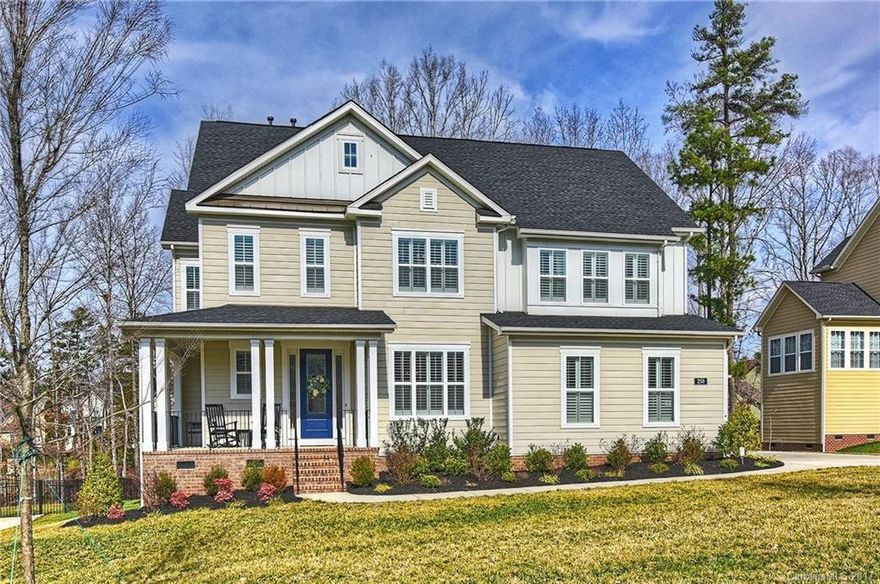 Absolutely stunning 2.5-story home w/3-car finished garage in The Forest at Fort Mill, SC, built 2014! Attention to detail, beautiful gourmet dream kitchen w/island, breakfast bar, gas cooktop, double ovens, granite, 2 pantries, extra large breakfast room, beautiful GR w/FP. Guest BR on Main. Lg Master Suite w/luxury Bath w/spa tub, sep. shower w/bench. 3rd level large bonus room w/full bath.Screened porch.Grilling patio.Plantation shutters t/out home!Dark hand-scraped pre-engineered h/w floors!