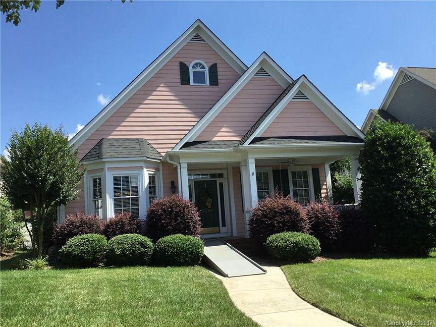 Enjoy care free living in Afton Village -  Rare find - all on one level - the office/bonus can be a third bedroom - just need to add closet.  Beautiful home with side yard and patio-- rocking chair front porch - owner says original plan is for a two story - can be added !! Dining table; six chairs side board and plate shelf and kitchen and dining room rugs are for sale!!