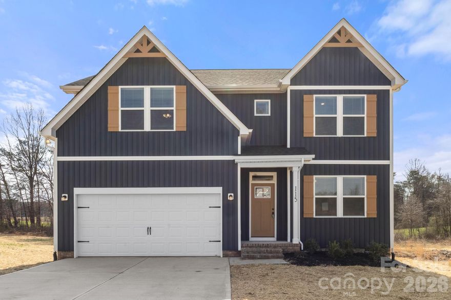 Completed NEW CONSTRUCTION!! Welcome to this new plan from Victory Builders has a modern facade that features Board & Batten style siding. Fantastic 4 bed 3 bath home with 2-car garage is priced to SELL! Welcome your guests inside from your covered front porch. Beautiful LVP floors throughout this entire home. The main floor boasts an OPEN FLOORPLAN with 9 ft ceilings, allowing a natural flow from the Great Room into the Kitchen and Dining Area. Kitchen features white shaker cabinets, granite countertops, designer tile backsplash, NEW SS Appliances including Refrigerator, and a Walk-in Pantry. Sliding Glass doors in the Dining Area lead outside to a back patio or deck (depending on Final Grade of the Lot). The main floor bedroom is a great size and the full bath features granite countertops and a shower/tub combo. Perfect for Guests or in-law suite. Just up the stairs is the open welcoming Loft area. Perfect for Kids Den or Home-office. Laundry Room is upstairs for your convenience with washer & dryer hookups and storage space! The Full Bath with its single granite vanity and shower/tub combo is set between 2 ample-sized bedrooms (1 even has a walk-in closet)! Finally, the Primary Bedroom is HUGE with a sitting area and a 19 ft tray ceiling! Gorgeous Primary Bath has dual granite vanities, XL Tile Shower with a linen closet, and the GIANT Walk-in Closet! This wonderful floorplan has everything and MORE! Come see it today!