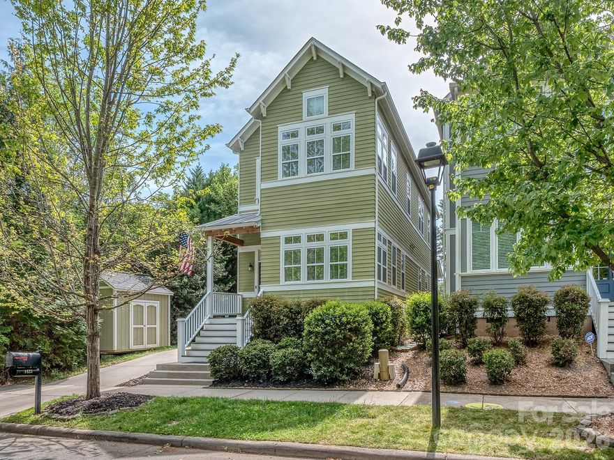 Welcome to 1427 Tippah Park Court, ideally situated in the sought-after Midwood community. A charming covered front porch offers the perfect spot to relax and take in the neighborhood setting. Inside, fresh paint throughout most rooms enhances the abundant natural light, while site-finished hardwood floors add warmth and character across the main level and primary suite.

The traditional layout features a formal dining room with an adjoining sitting area, ideal for entertaining or flexible living. At the heart of the home, the kitchen impresses with a large, functional island and seamless flow into the great room, where a gas log fireplace and built-in shelving create a cozy yet refined gathering space.

The spacious primary suite boasts a vaulted ceiling and an inviting flex area—perfect for a home office, fitness space, or quiet reading retreat. Enjoy outdoor living year-round on the screened porch overlooking a private, fenced backyard with low-maintenance AstroTurf and mature landscaping.

Additional highlights include both attached and detached storage rooms and a refrigerator that conveys. All this with a convenient location just minutes from Uptown, shopping, dining, and Veterans Park.