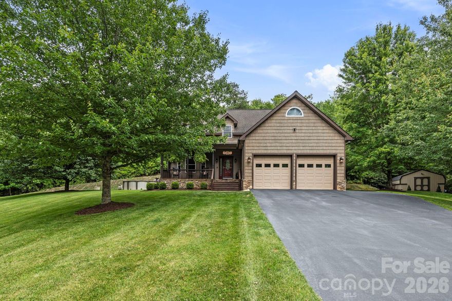 This is the kind of home that just feels right the moment you pull in! This well cared for 3 bedroom, 2 bath home is designed for real life whether that’s cozy nights in, hosting friends, or creating a space that truly works for your family. It also offers great potential as an investment property thanks to its location and versatility.

Inside, the living room immediately stands out with vaulted ceilings and an open staircase overlooking the space below, creating a bright, airy feel that’s both spacious and inviting. The bonus room adds even more flexibility perfect for a home office, playroom, or a comfortable guest space.

Step outside and you’ll find where this home really shines. The yard is large, usable, and made for gathering making it ideal for those summer cookouts, pool days, and evenings spent around the fire pit or in the hot tub. It’s a space where you can truly relax and enjoy time with family and friends. The heated outbuilding with electricity is another standout feature, offering the perfect setup for a workshop, hobby space, or home gym without taking up room inside the house.

Location ties it all together you’re conveniently centered with easy access to Hendersonville and just 20 minutes to downtown Brevard, plus only 15 minutes to DuPont State Forest for hiking, waterfalls, and some of the best outdoor adventures Western North Carolina has to offer.

If you’ve been waiting for a home that checks all the boxes and still has that extra something then you’ll want to see this one in person!