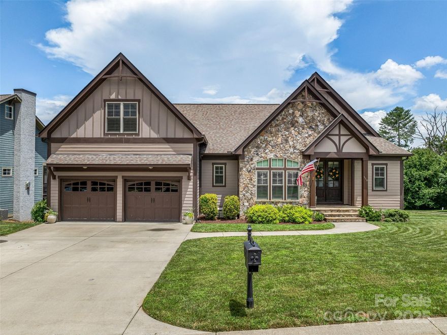 This beautiful 4+BR, 4.5 BA home is move-in ready, with new hardwood floors and fresh paint throughout. 
Main level living area offers 2 en-suite bedrooms, and an open floorplan that is perfect for entertaining. The kitchen features new quartzite countertops, kitchen island, under cabinet lighting, and custom coffee bar. 
The upper level features a guest suite with en-suite bedroom, and bonus room/den. 
The finished walk-out lower level has generous space for guests and entertainment, with a rec room/family room, bedroom, full bath, office space, and abundant storage. Step outside the lower level to relaxing and fun outdoor living with covered hot-tub and entertainment area, stone fire-pit patio and beautiful manicured lawn, play-set, and vegetable garden.
Hollabrook Farm offers an active lifestyle with pool, clubhouse, walking trails, pond, playground, & picnic area. This spacious home offers style, comfort, and accessibility to all South Asheville and Hendersonville amenities.