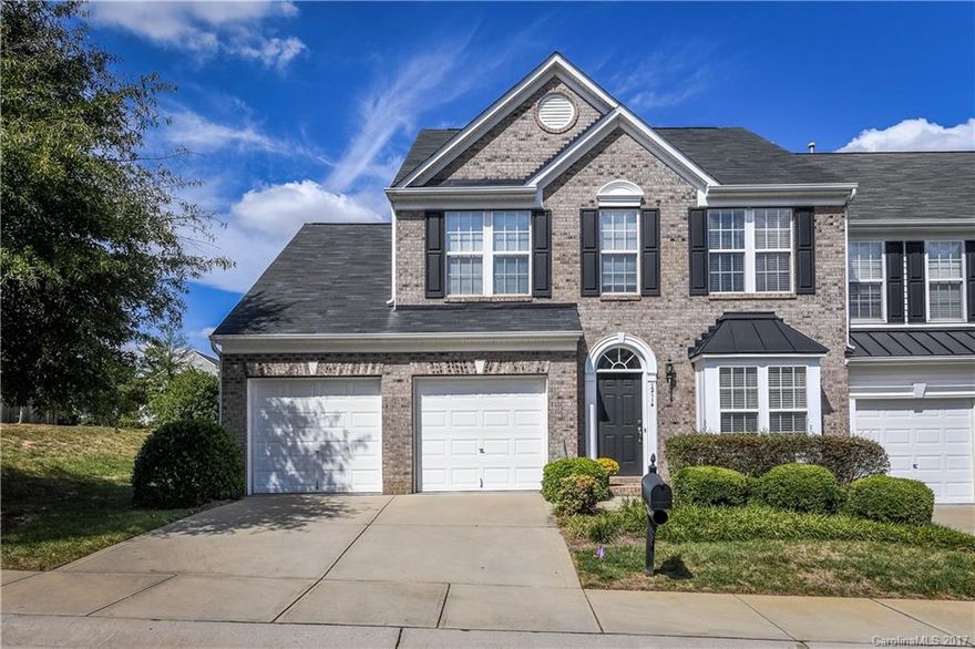 This 3BR/2.1 Ba + Loft End Unit Townhome w/RARE 2 CAR GARAGE is Simply GORGEOUS! W/Over 2100 SF, this Stunner Lives Like a Single Family Home! Spacious Eat-in Kitchen w/Pantry Boasts High-End LG Stainless Appliances. Loft Overlooks Vaulted Great Room w/Gas Log FP! Luxury MASTER DOWN w/Spa Bath & Huge Walk-in! Secondary BR's are Extra-Large & Offer Walk-ins! Designer Paint & Lighting Throughout! Beautiful HW's on Main! HUGE WALK-IN ATTIC! You Won't Believe How BIG the Privacy Fenced Backyard Is!