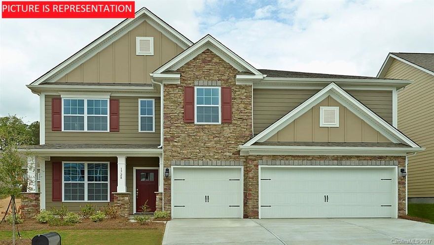 This is one of the builders most popular 2 story home that features 5 bedrooms plus a rec room, 4 full baths and 3 CAR GARAGE. Interior designer options include: granite counters, tile backsplash, stainless appliances, crown molding, gas stove and many more semi-custom upgrades.