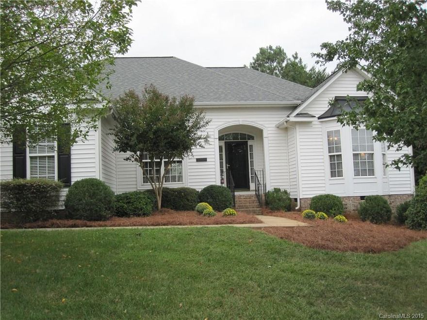 Sought after 4-bedroom, 2-bath ranch with an open floor plan and lots of light.  A newly updated kitchen with granite counter-tops, SS appliances and 42-inch cabinets.  There are beautiful hardwood floors in the living room, dining room, master bedroom and hall.  Master Bedroom suite has two w/in closets, garden tub and dual vanities.  A large deck overlooks a private fenced in backyard with irrigation.  Home has a side loading 2-car garage.