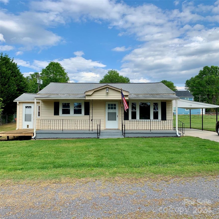 Comfortable home in Kannapolis now available!  Come see the inviting front porch and partially fenced large back yard-  2Bedrooms 1 Bath home with a storage shed/workshop and Carport. Quiet area off Enochville Road.  House is located at the end of a private road.  Home needs some updating, but is move in ready.  Home is Offered AS IS Where Is - seller will make No repairs or provide concessions.