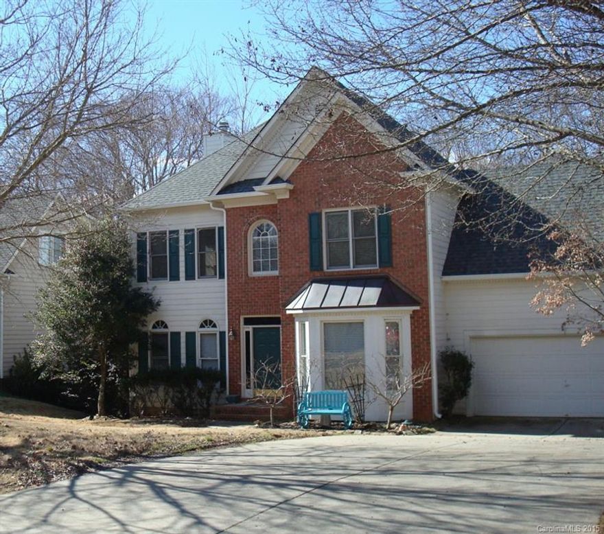 Located in River Wood community of Merry Weather Farms off Hwy 21/Harris St in desirable Ft Mill.  5 bdrms, 3.5 baths, formal/casual spaces.  Walkout finished basement w/wet bar, full refrigerator & island, full bath & 2 additional rooms perfect as storage. W/D. Walk to Ft Mill HS. HUGE fenced tier'd backyard, mature landscaping and garden lighting.  Roof replaced in 2012, new sump pump in 2014.