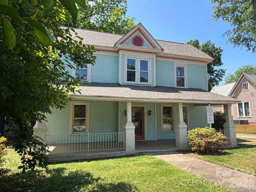 The 1907 Fisher-Tutterow House is the perfect project for a historic home lover! The home features 4 fireplaces, 10' ceilings, hardwood floors, and double-dutch wood siding. Currently owned by Historic Salisbury Foundation, a 2024 stabilization included wood-siding restoration, new roof, exterior paint, foundation repairs, and more. As a part of the North Long-Park Avenue National Historic District, this property is eligible for State Historic Preservation Tax Credits, which enables the new owner to recoup 15%+ of renovation costs. Easy walk to historic and thriving downtown Salisbury NC, you'll find breweries, coffee shops & bakeries, fabulous restaurants ranging from taquerias to fine dining, and shopping! Extensive renovation is required, including HVAC, electrical, plumbing, flooring, kitchen & bath. 2132 sq. ft (no HVAC). Home protected by Historic Salisbury Foundation's covenants.