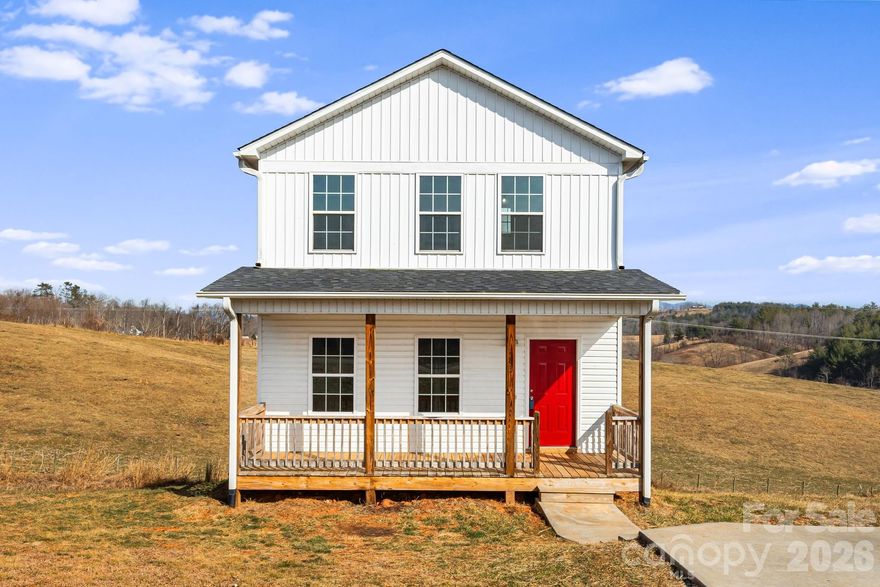 Less than 15 minutes to Weaverville and just 22 minutes to downtown Asheville. With no restrictions and no rental restrictions this property is ready for your vision. Nestled in peaceful Leicester this home is neighbored by well taken care of newer construction homes without the HOA. Beautiful back porch views.