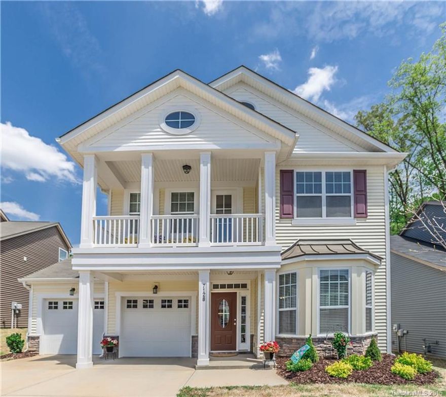 This gorgeous Charleston style home welcomes you with a bright and airy Living Room/Sitting Room that opens into a beautiful Dining Room.  The open Kitchen features a gas range, granite countertops, SS appliances, center island and lots of cabinet space.  Family Room with gas logs flows from the kitchen/Breakfast area.  The large Master Suite has double walk-in closets and the Master Bath has a separate tub and shower.  Entertain in the open loft area and relax on the outdoor, covered porch.