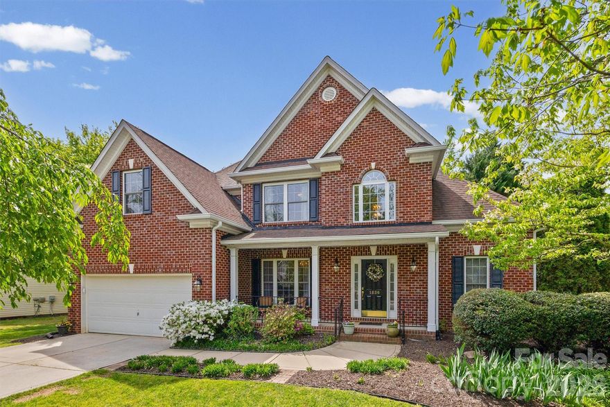 Discover the perfect blend of space, privacy, and community in this classic brick-front residence. Situated on a beautiful landscaped lot, this home offers a sense of seclusion rarely found in such a vibrant neighborhood. From the welcoming front porch to the back pergola-covered deck, this home is spacious, freshly painted, and move-in ready.  The interior features an open floor plan highlighted by a cozy fireplace with the primary bedroom, large bathroom and spacious closet, 2nd bedroom and full bathroom, living area, dining room, kitchen and laundry are all on the main floor. Upstairs, there are two more bedrooms, a full bathroom and a bonus room that could be used as a fifth bedroom if needed. The hardwood floors have been refinished and there is also new carpet throughout.  Outside, the large backyard is a blank canvas for your dream outdoor oasis, while the attached garage and concrete driveway offer ample parking.
Living in Autumn Cove means more than just a beautiful home—it’s a lifestyle. Residents enjoy premium community amenities including an outdoor pool, a playground, community events and for the recreational enthusiast, boat and RV storage. Located in the highly-rated Clover School District (Crowders Creek Elementary, Oakridge Middle, and the new Lake Wylie High School) and just minutes from the recreational opportunities of Lake Wylie, this home offers the best of York County living with low HOA fees.  Conveniently located just minutes from local shopping and restaurants, lake access and medical facilities along with effortless access to Charlotte & CLT airport. This home offers the perfect blend of comfort, convenience, & lifestyle.